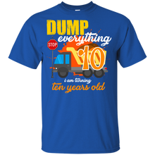 Load image into Gallery viewer, 10th Birthday Truck Dump Everything 10 Years Old Kid Shirt KA01 - 10th-birthday-truck-dump-everything-10-years-old-kid-shirt-ka01-vivianstorescom-2