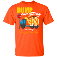 Load image into Gallery viewer, 10th Birthday Truck Dump Everything 10 Years Old Kid Shirt KA01 - 10th-birthday-truck-dump-everything-10-years-old-kid-shirt-ka01-vivianstorescom-4