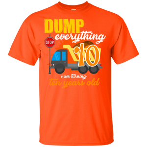 10th Birthday Truck Dump Everything 10 Years Old Kid Shirt KA01 - 10th-birthday-truck-dump-everything-10-years-old-kid-shirt-ka01-vivianstorescom-4