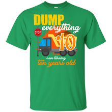 Load image into Gallery viewer, 10th Birthday Truck Dump Everything 10 Years Old Kid Shirt KA01 - 10th-birthday-truck-dump-everything-10-years-old-kid-shirt-ka01-vivianstorescom-5