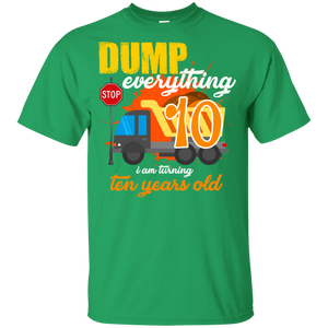 10th Birthday Truck Dump Everything 10 Years Old Kid Shirt KA01 - 10th-birthday-truck-dump-everything-10-years-old-kid-shirt-ka01-vivianstorescom-5