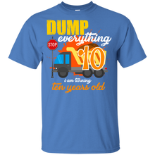 Load image into Gallery viewer, 10th Birthday Truck Dump Everything 10 Years Old Kid Shirt KA01 - 10th-birthday-truck-dump-everything-10-years-old-kid-shirt-ka01-vivianstorescom-6