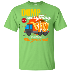 10th Birthday Truck Dump Everything 10 Years Old Kid Shirt KA01 - 10th-birthday-truck-dump-everything-10-years-old-kid-shirt-ka01-vivianstorescom-7