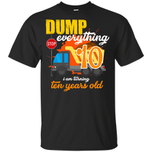 Load image into Gallery viewer, 10th Birthday Truck Dump Everything 10 Years Old Kid Shirt KA01 - 10th-birthday-truck-dump-everything-10-years-old-kid-shirt-ka01-vivianstorescom