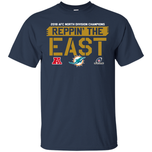 2018 AFC Champion Reppin' The East Dolphins Football Team Shirt KA01 - 2018-afc-champion-reppin-the-east-dolphins-football-team-shirt-ka01-vivianstorescom-2