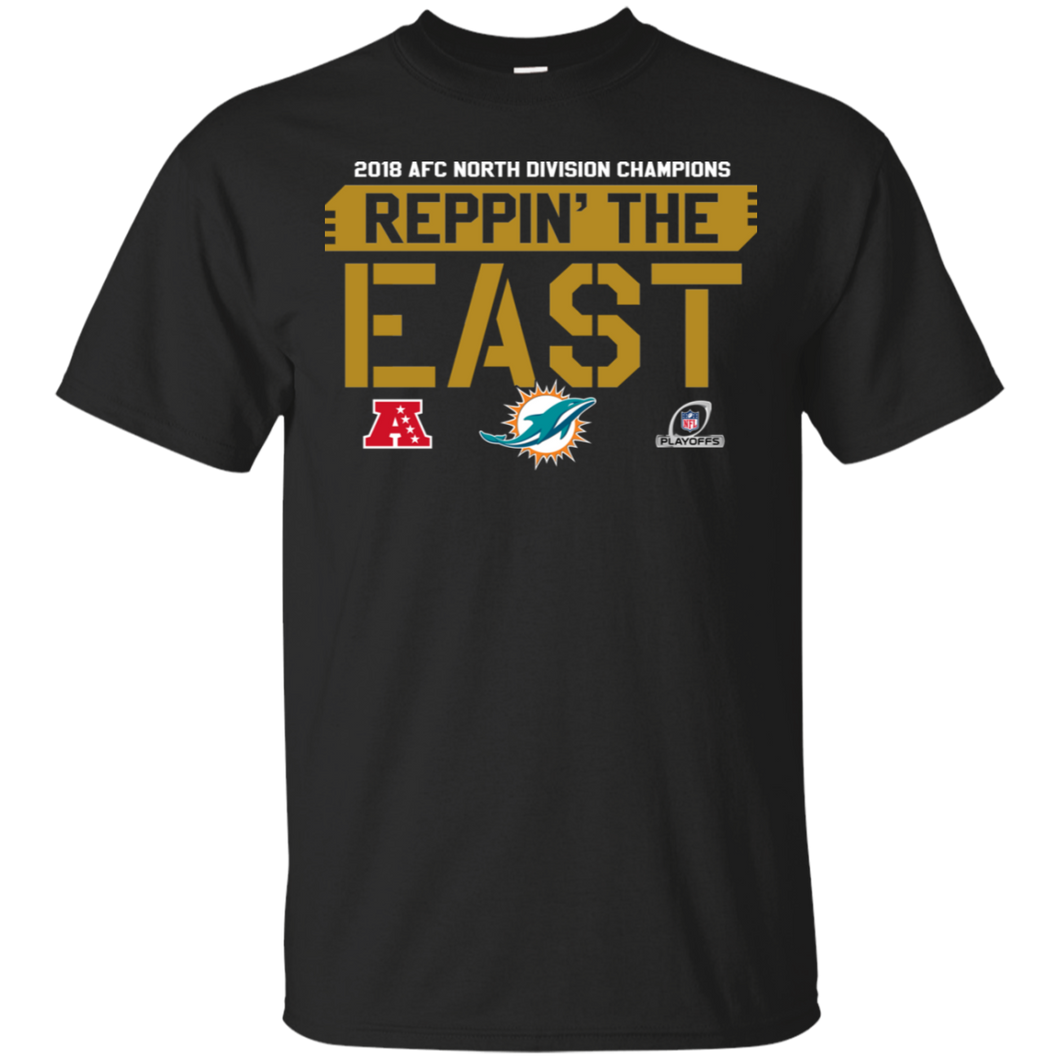 2018 AFC Champion Reppin' The East Dolphins Football Team Shirt KA01 - 2018-afc-champion-reppin-the-east-dolphins-football-team-shirt-ka01-vivianstorescom