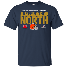 Load image into Gallery viewer, 2018 AFC Champion Reppin&#39; The North Browns Football Team Shirt KA01 - 2018-afc-champion-reppin-the-north-browns-football-team-shirt-ka01-vivianstorescom-2