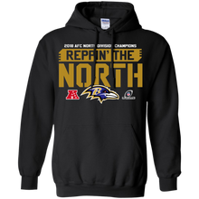 Load image into Gallery viewer, 2018 AFC Champion Reppin&#39; The North Ravens Football Team Shirt KA01 - 2018-afc-champion-reppin-the-north-ravens-football-team-shirt-ka01-vivianstorescom-3