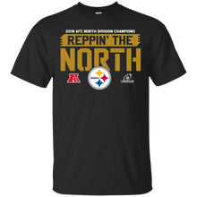 Load image into Gallery viewer, 2018 AFC Champion Reppin&#39; The North Steelers Football Team Shirt KA01 - 2018-afc-champion-reppin-the-north-steelers-football-team-shirt-ka01-vivianstorescom