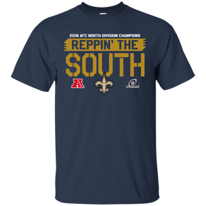 2018 AFC Champion Reppin' The South Saints Football Team Shirt KA01 - 2018-afc-champion-reppin-the-south-saints-football-team-shirt-ka01-vivianstorescom-2