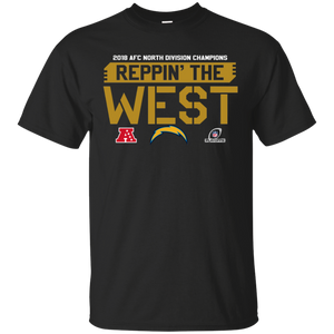 2018 AFC Champion Reppin' The West Chargers Football Team Shirt KA01 - 2018-afc-champion-reppin-the-west-chargers-football-team-shirt-ka01-vivianstorescom