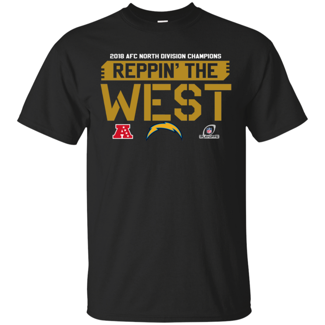 2018 AFC Champion Reppin' The West Chargers Football Team Shirt KA01 - 2018-afc-champion-reppin-the-west-chargers-football-team-shirt-ka01-vivianstorescom