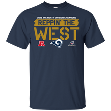 Load image into Gallery viewer, 2018 AFC Champion Reppin&#39; The West Rams Football Team Shirt KA01 - 2018-afc-champion-reppin-the-west-rams-football-team-shirt-ka01-vivianstorescom-2