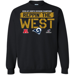 2018 AFC Champion Reppin' The West Rams Football Team Shirt KA01 - 2018-afc-champion-reppin-the-west-rams-football-team-shirt-ka01-vivianstorescom-5