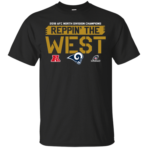 2018 AFC Champion Reppin' The West Rams Football Team Shirt KA01 - 2018-afc-champion-reppin-the-west-rams-football-team-shirt-ka01-vivianstorescom