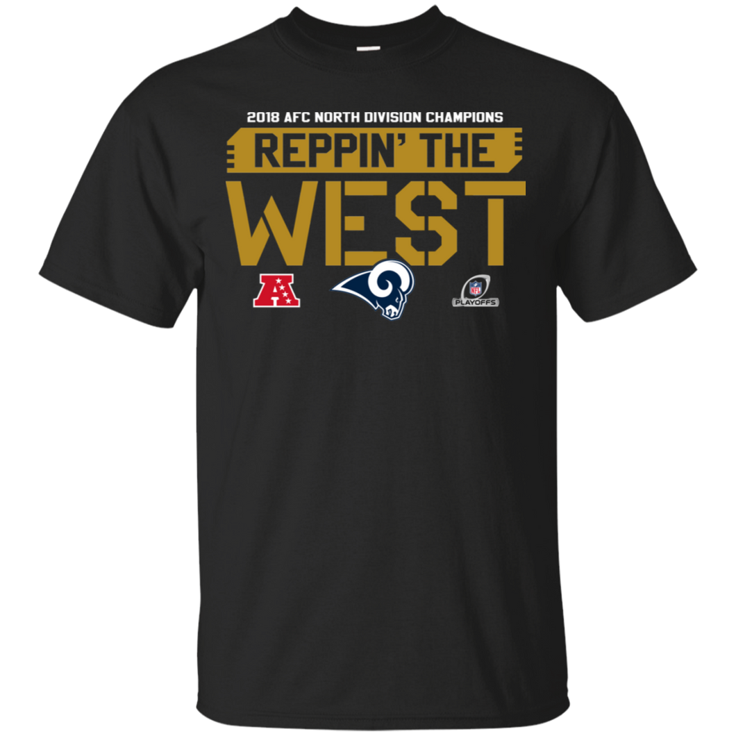 2018 AFC Champion Reppin' The West Rams Football Team Shirt KA01 - 2018-afc-champion-reppin-the-west-rams-football-team-shirt-ka01-vivianstorescom