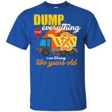 Load image into Gallery viewer, 2nd Birthday Truck Dump Everything 2 Years Old Kid Shirt KA01 - 2nd-birthday-truck-dump-everything-2-years-old-kid-shirt-ka01-vivianstorescom-2