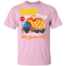 Load image into Gallery viewer, 2nd Birthday Truck Dump Everything 2 Years Old Kid Shirt KA01 - 2nd-birthday-truck-dump-everything-2-years-old-kid-shirt-ka01-vivianstorescom-3