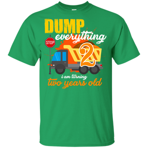 2nd Birthday Truck Dump Everything 2 Years Old Kid Shirt KA01 - 2nd-birthday-truck-dump-everything-2-years-old-kid-shirt-ka01-vivianstorescom-5