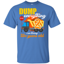 Load image into Gallery viewer, 2nd Birthday Truck Dump Everything 2 Years Old Kid Shirt KA01 - 2nd-birthday-truck-dump-everything-2-years-old-kid-shirt-ka01-vivianstorescom-6