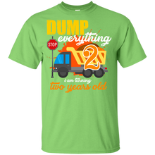 Load image into Gallery viewer, 2nd Birthday Truck Dump Everything 2 Years Old Kid Shirt KA01 - 2nd-birthday-truck-dump-everything-2-years-old-kid-shirt-ka01-vivianstorescom-7