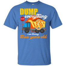 Load image into Gallery viewer, 3rd Birthday Truck Dump Everything 3 Years Old Kid Shirt KA01 - 3rd-birthday-truck-dump-everything-3-years-old-kid-shirt-ka01-vivianstorescom-6