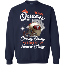 Load image into Gallery viewer, 49ers Queen Classy Sassy And A Bit Smart Assy Shirt KA01 - 49ers-queen-classy-sassy-and-a-bit-smart-assy-shirt-ka01-vivianstorescom-6