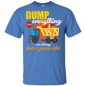 4th Birthday Truck Dump Everything 4 Years Old Kid Shirt KA01 - 4th-birthday-truck-dump-everything-4-years-old-kid-shirt-ka01-vivianstorescom-6