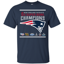 Load image into Gallery viewer, 6X Super Bowl Champions - Patriots Football Fan Shirt HA02 - 6x-super-bowl-champions-patriots-football-fan-shirt-ha02-vivianstorescom-2