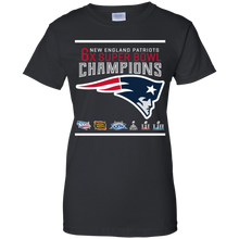 Load image into Gallery viewer, 6X Super Bowl Champions - Patriots Football Fan Shirt HA02 - 6x-super-bowl-champions-patriots-football-fan-shirt-ha02-vivianstorescom-7
