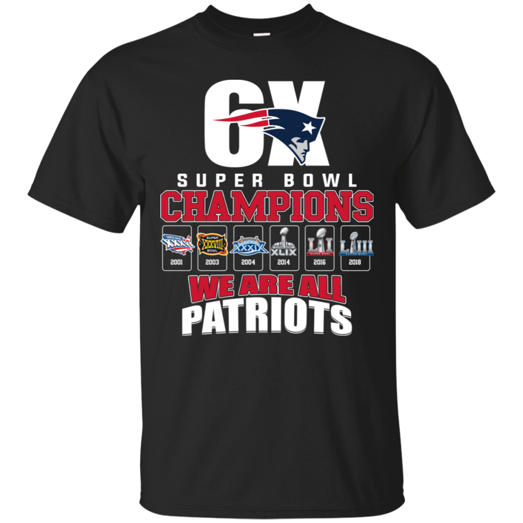 6X Super Bowl Champions - Patriots Football Shirt KA02 - 6x-super-bowl-champions-patriots-football-shirt-ka02-vivianstorescom