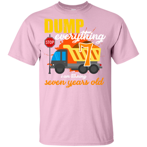 7th Birthday Truck Dump Everything 7 Years Old Kid Shirt KA01 - 7th-birthday-truck-dump-everything-7-years-old-kid-shirt-ka01-vivianstorescom-3