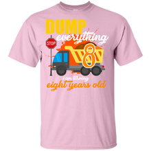 Load image into Gallery viewer, 8th Birthday Truck Dump Everything 8 Years Old Kid Shirt KA01 - 8th-birthday-truck-dump-everything-8-years-old-kid-shirt-ka01-vivianstorescom-3