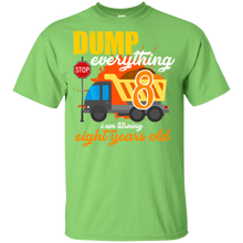 Load image into Gallery viewer, 8th Birthday Truck Dump Everything 8 Years Old Kid Shirt KA01 - 8th-birthday-truck-dump-everything-8-years-old-kid-shirt-ka01-vivianstorescom-7