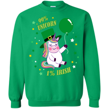 Load image into Gallery viewer, 99% Unicorn 1% Irish T-shirt St. Patrick Day gift Idea HT01 - 99-unicorn-1-irish-t-shirt-st-patrick-day-gift-idea-ht01-vivianstorescom-3
