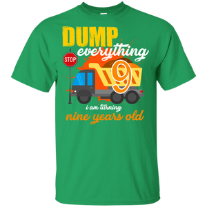 9th Birthday Truck Dump Everything 9 Years Old Kid Shirt KA01 - 9th-birthday-truck-dump-everything-9-years-old-kid-shirt-ka01-vivianstorescom-5