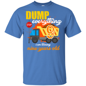 9th Birthday Truck Dump Everything 9 Years Old Kid Shirt KA01 - 9th-birthday-truck-dump-everything-9-years-old-kid-shirt-ka01-vivianstorescom-6