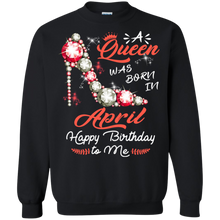 Load image into Gallery viewer, A Queen Was Born In April Diamond Pump Birthday Women Shirt VA01 - a-queen-was-born-in-april-diamond-pump-birthday-women-shirt-va01-vivianstorescom-6