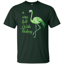 Load image into Gallery viewer, A Wee Bit Irish Today Green Flamingo St Patrick&#39;s Day Shirt KA02 - a-wee-bit-irish-today-green-flamingo-st-patricks-day-shirt-ka02-vivianstorescom