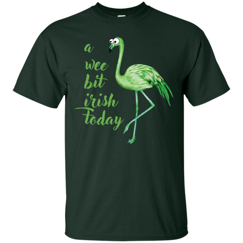 A Wee Bit Irish Today Green Flamingo St Patrick's Day Shirt KA02 - a-wee-bit-irish-today-green-flamingo-st-patricks-day-shirt-ka02-vivianstorescom