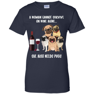 A Woman Cannot Survive Without Wine and Beagles T-shirt Lover - a-woman-cannot-survive-without-wine-and-beagles-t-shirt-lover-vivianstorescom-3