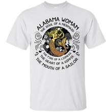 Load image into Gallery viewer, Alabama Woman The Soul Of a Mermaid Shirt KA01 - alabama-woman-the-soul-of-a-mermaid-shirt-ka01-vivianstorescom-2