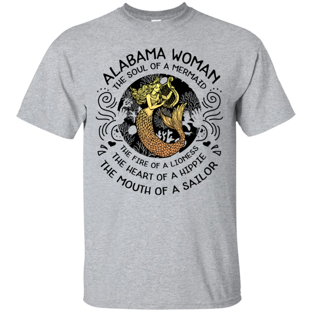 Alabama Woman The Soul Of a Mermaid Shirt KA01 - alabama-woman-the-soul-of-a-mermaid-shirt-ka01-vivianstorescom