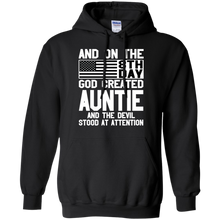 Load image into Gallery viewer, And On The 8Th Day God Create Auntie And The Devil Funny Tee VA01 - and-on-the-8th-day-god-create-auntie-and-the-devil-funny-tee-va01-vivianstorescom-3