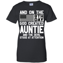 Load image into Gallery viewer, And On The 8Th Day God Create Auntie And The Devil Funny Tee VA01 - and-on-the-8th-day-god-create-auntie-and-the-devil-funny-tee-va01-vivianstorescom-7