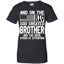 Load image into Gallery viewer, And On The 8Th Day God Create Brother And The Devil Funny Tee VA01 - and-on-the-8th-day-god-create-brother-and-the-devil-funny-tee-va01-vivianstorescom-7