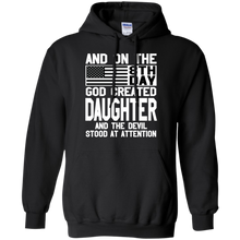 Load image into Gallery viewer, And On The 8Th Day God Create Daughter And The Devil Funny Tee VA01 - and-on-the-8th-day-god-create-daughter-and-the-devil-funny-tee-va01-vivianstorescom-3