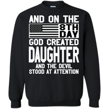 Load image into Gallery viewer, And On The 8Th Day God Create Daughter And The Devil Funny Tee VA01 - and-on-the-8th-day-god-create-daughter-and-the-devil-funny-tee-va01-vivianstorescom-5