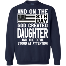 Load image into Gallery viewer, And On The 8Th Day God Create Daughter And The Devil Funny Tee VA01 - and-on-the-8th-day-god-create-daughter-and-the-devil-funny-tee-va01-vivianstorescom-6