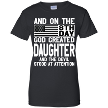 Load image into Gallery viewer, And On The 8Th Day God Create Daughter And The Devil Funny Tee VA01 - and-on-the-8th-day-god-create-daughter-and-the-devil-funny-tee-va01-vivianstorescom-7